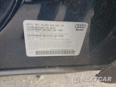 Zdjęcie 13 z 13 samochodu: 2011 AUDI Q5 VIN:WA1LFAFP6BA023330 - miniatura