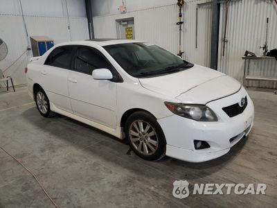 Czwarte zdjęcie samochodu z boku: 2010 TOYOTA COROLLA BASE VIN:1NXBU4EE9AZ347289 - miniatura