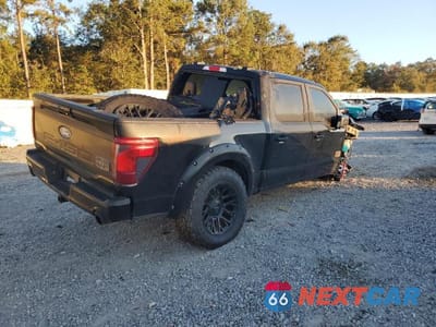 Trzecie zdjęcie samochodu z tyłu: 2024 FORD F150 XLT VIN:1FTFW3L58RFA73631 - miniatura