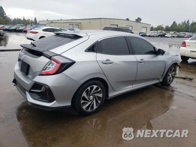 Trzecie zdjęcie samochodu z tyłu: 2020 HONDA CIVIC LX VIN:SHHFK7H31LU413772 - miniatura