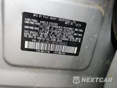 Zdjęcie 13 z 13 samochodu: 2014 SUBARU FORESTER VIN:JF2SJAEC9EH536552 - miniatura