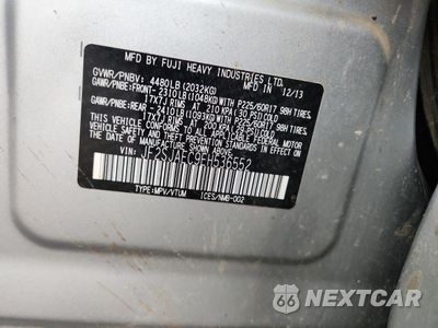 Zdjęcie 13 z 14 samochodu: 2014 SUBARU FORESTER 2.5I PREMIUM VIN:JF2SJAEC9EH536552 - miniatura