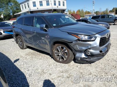 Czwarte zdjęcie samochodu z boku: 2020 TOYOTA HIGHLANDER XLE VIN:5TDGZRBH7LS020744 - miniatura