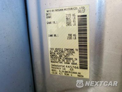 Zdjęcie 12 z 12 samochodu: 2017 NISSAN MAXIMA 3.5S VIN:1N4AA6AP1HC445766 - miniatura