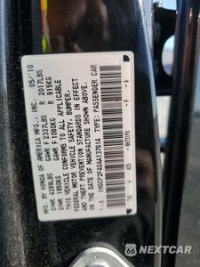 Zdjęcie 12 z 12 samochodu: 2010 HONDA ACCORD LXP VIN:1HGCP2F40AA137614 - miniatura