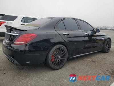 Trzecie zdjęcie samochodu z tyłu: 2017 MERCEDES-BENZ C 63 AMG-S VIN:55SWF8HB5HU230125 - miniatura
