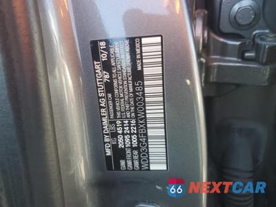 Zdjęcie 12 z 12 samochodu: 2019 MERCEDES-BENZ A 220 4MATIC VIN:WDD3G4FBXKW003485 - miniatura