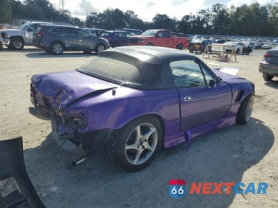 Trzecie zdjęcie samochodu z tyłu: 1996 MAZDA MIATA VIN:JM1NA3534T0705766 - miniatura