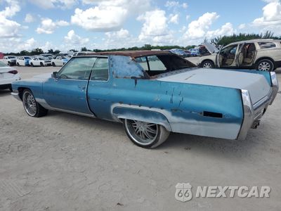 Drugie zdjęcie samochodu z przodu: 1972 CADILLAC DEVILLE VIN:6D47R2E375457 - miniatura