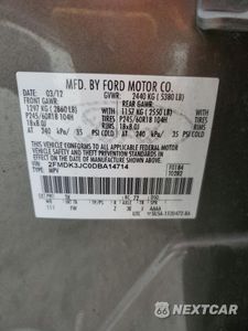 Zdjęcie 14 z 14 samochodu: 2013 FORD EDGE SEL VIN:2FMDK3JC0DBA14714 - miniatura
