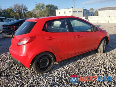 Trzecie zdjęcie samochodu z tyłu: 2014 MAZDA MAZDA2 SPORT VIN:JM1DE1KY3E0180917 - miniatura