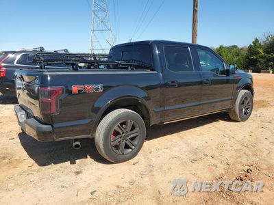 Trzecie zdjęcie samochodu z tyłu: 2018 FORD F150 SUPERCREW VIN:1FTEW1EG6JFB52069 - miniatura