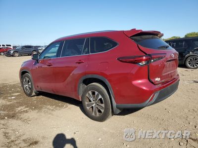 Drugie zdjęcie samochodu z przodu: 2020 TOYOTA HIGHLANDER XLE VIN:5TDGZRBH0LS505534 - miniatura