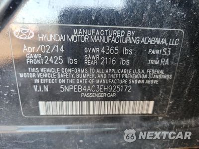 Zdjęcie 13 z 13 samochodu: 2014 HYUNDAI SONATA GLS VIN:5NPEB4AC3EH925172 - miniatura