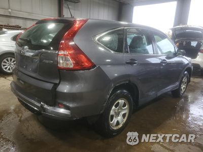 Trzecie zdjęcie samochodu z tyłu: 2015 HONDA CR-V LX VIN:5J6RM4H30FL016041 - miniatura