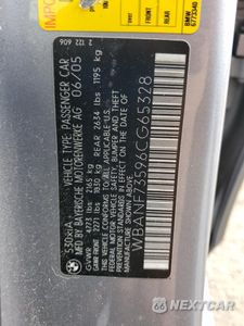 Zdjęcie 12 z 12 samochodu: 2006 BMW 530 XI VIN:WBANF73596CG65328 - miniatura