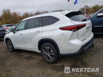 Drugie zdjęcie samochodu z przodu: 2022 TOYOTA HIGHLANDER XLE VIN:5TDGZRBH2NS569495 - miniatura
