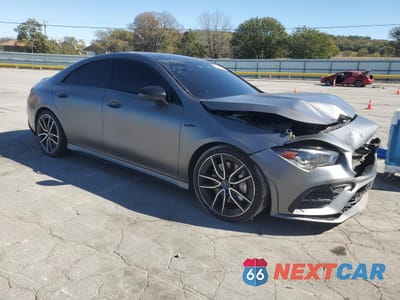 Czwarte zdjęcie samochodu z boku: 2022 MERCEDES-BENZ CLA AMG 35 4MATIC VIN:W1K5J5BB9NN288762 - miniatura