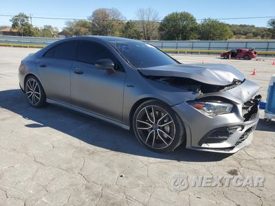 Czwarte zdjęcie samochodu z boku: 2022 MERCEDES-BENZ CLA AMG 35 4MATIC VIN:W1K5J5BB9NN288762 - miniatura