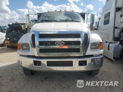 Piąte zdjęcie samochodu w środku: 2006 FORD F650 SUPER DUTY FLATBED TRUCK VIN:3FRNF65E96V323784 - miniatura