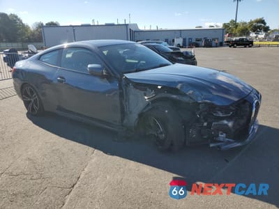 Czwarte zdjęcie samochodu z boku: 2021 BMW 430XI VIN:WBA73AP03MCF69429 - miniatura