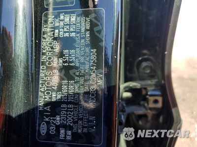 Zdjęcie 13 z 13 samochodu: 2021 KIA NIRO LX VIN:KNDCB3LC2M5475804 - miniatura