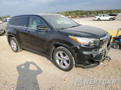Czwarte zdjęcie samochodu z boku: 2015 TOYOTA HIGHLANDER LIMITED VIN:5TDDKRFH1FS105312 - miniatura