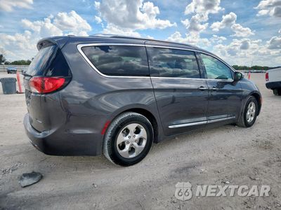 Trzecie zdjęcie samochodu z tyłu: 2018 CHRYSLER PACIFICA HYBRID LIMITED VIN:2C4RC1N76JR359130 - miniatura
