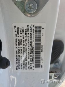 Zdjęcie 12 z 13 samochodu: 2018 HONDA CIVIC LX VIN:19XFC2F51JE015583 - miniatura