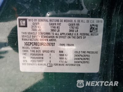 Zdjęcie 13 z 13 samochodu: 2015 CHEVROLET SILVERADO C1500 LT VIN:3GCPCREC8FG509707 - miniatura