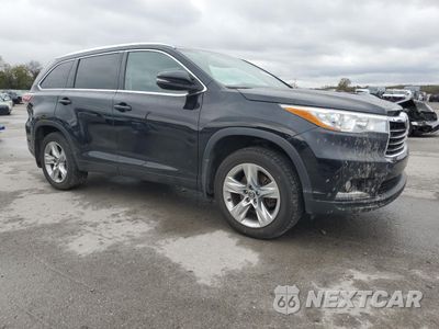 Czwarte zdjęcie samochodu z boku: 2016 TOYOTA HIGHLANDER LIMITED VIN:5TDDKRFH2GS299236 - miniatura