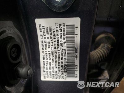 Zdjęcie 12 z 14 samochodu: 2016 HONDA CIVIC LX VIN:19XFC2F57GE205736 - miniatura
