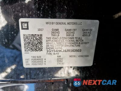 Zdjęcie 13 z 15 samochodu: 2018 CADILLAC ESCALADE ESV LUXURY VIN:1GYS4HKJ4JR163503 - miniatura