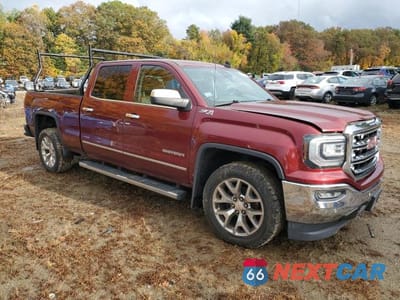 Czwarte zdjęcie samochodu z boku: 2017 GMC SIERRA K1500 SLT VIN:3GTU2NEC6HG141576 - miniatura