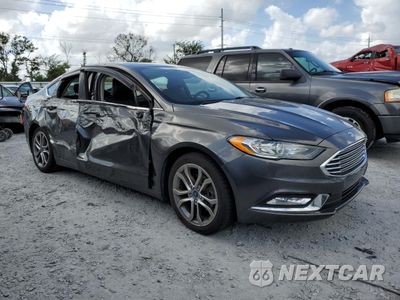 Czwarte zdjęcie samochodu z boku: 2017 FORD FUSION SE VIN:3FA6P0HD1HR402981 - miniatura