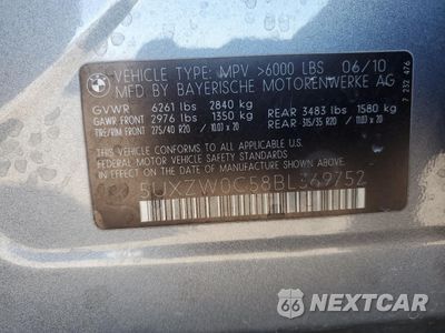 Zdjęcie 13 z 15 samochodu: 2011 BMW X5 XDRIVE35D VIN:5UXZW0C58BL369752 - miniatura