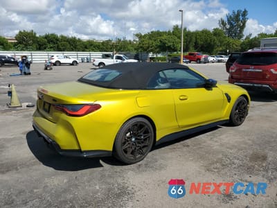 Trzecie zdjęcie samochodu z tyłu: 2024 BMW M4 COMPETITION VIN:WBS33BA08RCR82377 - miniatura