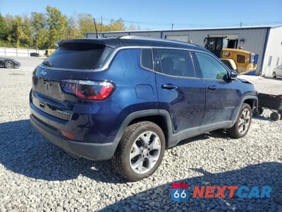 Trzecie zdjęcie samochodu z tyłu: 2021 JEEP COMPASS LIMITED VIN:3C4NJDCB0MT535751 - miniatura