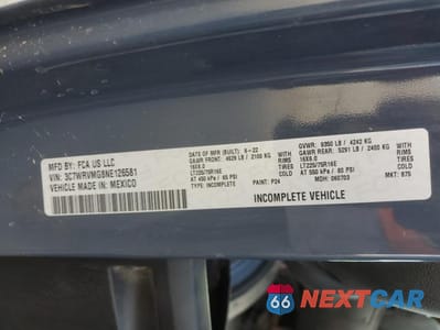 Zdjęcie 13 z 13 samochodu: 2022 RAM PROMASTER 3500 STEP VAN ** R & D - CLN TITLE - PRI FLEET ** VIN:3C7WRVMG8NE126581 - miniatura