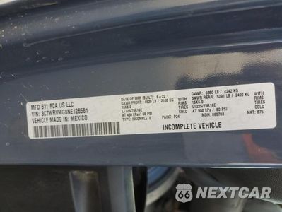Zdjęcie 13 z 13 samochodu: 2022 RAM PROMASTER 3500 VIN:3C7WRVMG8NE126581 - miniatura
