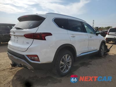 Trzecie zdjęcie samochodu z tyłu: 2020 HYUNDAI SANTA FE SEL VIN:5NMS3CAD6LH304540 - miniatura