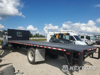 Drugie zdjęcie samochodu z przodu: 2006 FORD F650 SUPER DUTY FLATBED TRUCK VIN:3FRNF65E96V323784 - miniatura