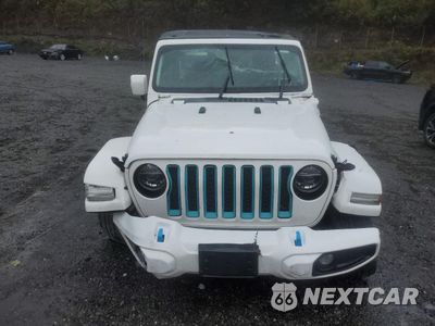 Piąte zdjęcie samochodu w środku: 2022 JEEP WRANGLER UNLIMITED SAHARA 4XE VIN:1C4JJXP61NW159845 - miniatura