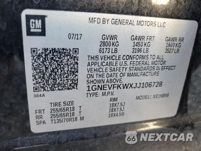 Zdjęcie 13 z 14 samochodu: 2018 CHEVROLET TRAVERSE LS VIN:1GNEVFKWXJJ106728 - miniatura