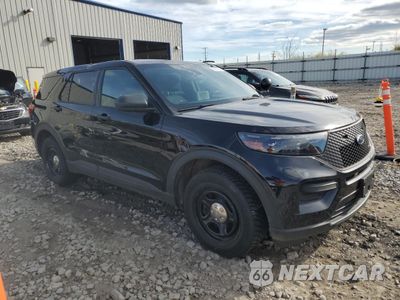 Czwarte zdjęcie samochodu z boku: 2021 FORD EXPLORER POLICE INTERCEPTOR VIN:1FM5K8ABXMGC00052 - miniatura