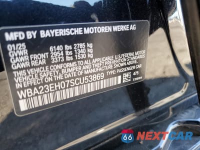 Zdjęcie 13 z 16 samochodu: 2025 BMW 740 I VIN:WBA23EH07SCU53869 - miniatura