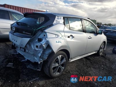 Trzecie zdjęcie samochodu z tyłu: 2021 NISSAN LEAF SL PLUS VIN:1N4BZ1DVXMC551556 - miniatura