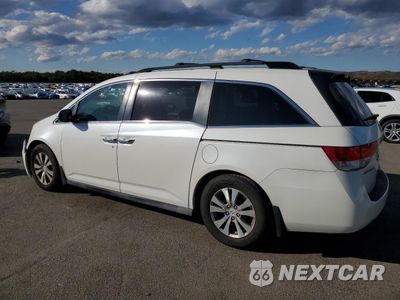 Drugie zdjęcie samochodu z przodu: 2014 HONDA ODYSSEY EXL VIN:5FNRL5H63EB001494 - miniatura