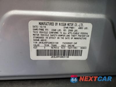 Zdjęcie 13 z 13 samochodu: 2016 INFINITI QX50 VIN:JN1BJ0RP2GM231168 - miniatura