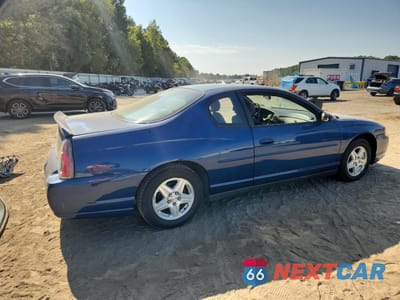 Trzecie zdjęcie samochodu z tyłu: 2004 CHEVROLET MONTE CARLO LS VIN:2G1WW12E649355024 - miniatura